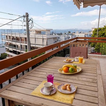 Sea View Apartment 100M From The Beach Saronida Dış mekan fotoğraf