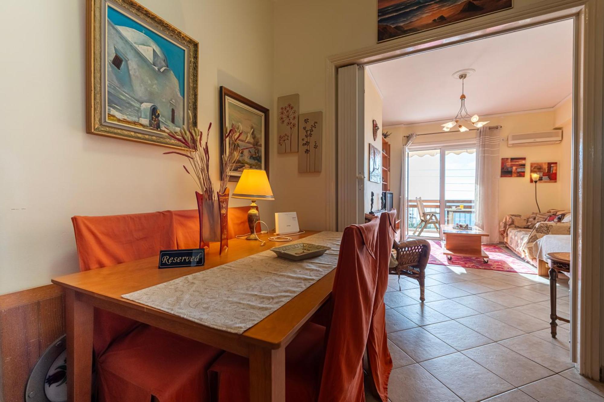 Sea View Apartment 100M From The Beach Saronida Dış mekan fotoğraf